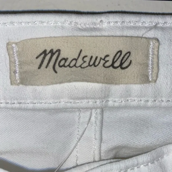 Madewell white 9” high rise skinny jeans Womens size 25 - Picture 5 of 6